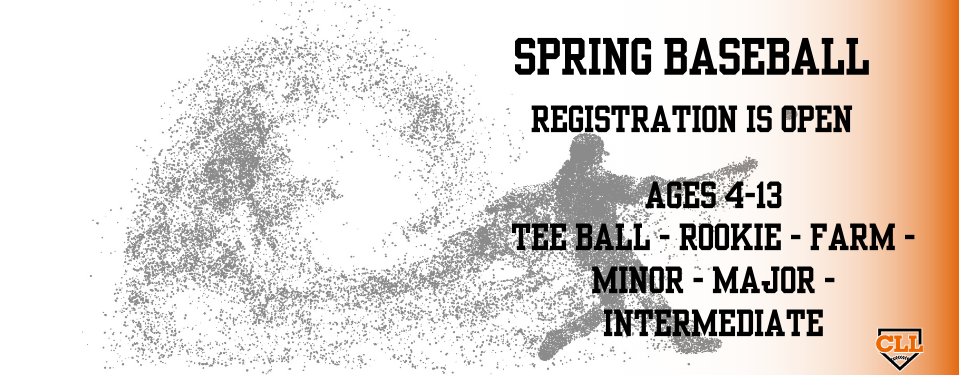 Spring Baseball Registration is Open